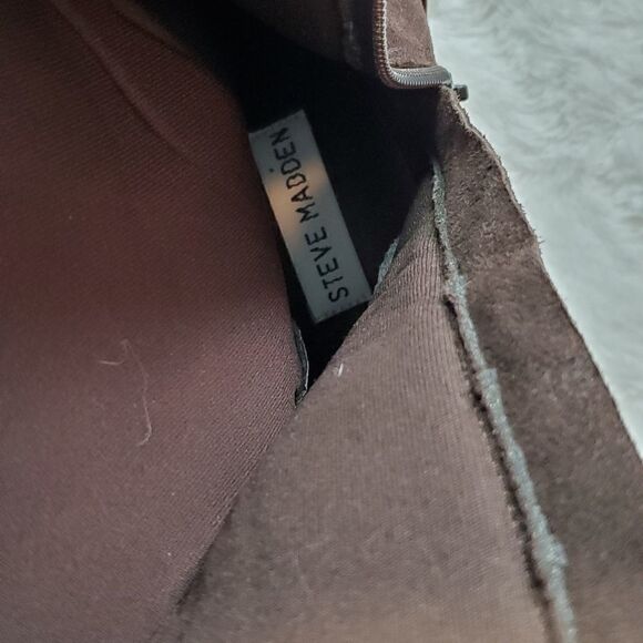 Steven Madden Tie Chocolate Brown Tall Boo… - Picture 6 of 6